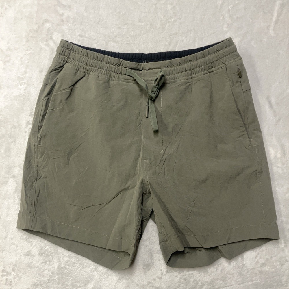 Lululemon Bowline Shorts 5" Stretch Ripstop Mens Medium Sage Green Gym M7AQ2S